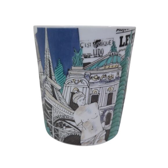 Retro Rosenthal Studio Line Cupola City Cup No. 14 PARIS Design Brigitte Doege - Picture 4 of 9